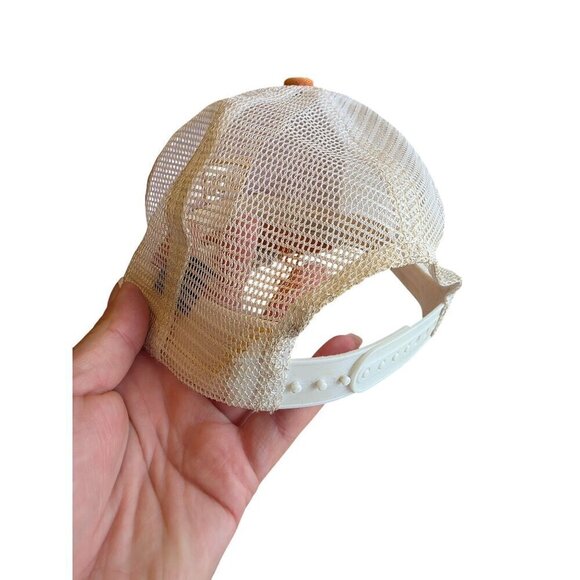 Vintage UPS Logo Trucker Hat With Mesh Back & Distressed Details - Picture 9 of 11